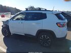 2019 Jeep Compass Upland Edition 4x4 White vin: 3C4NJDAB3KT846395