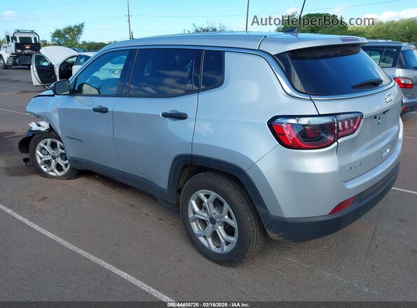 3C4NJDAN1ST588873 2025 JEEP COMPASS Серебряный Задняя левая четверть
