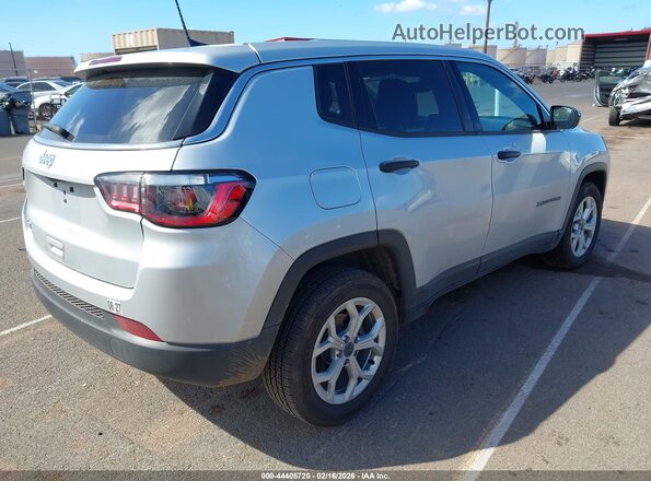 3C4NJDAN1ST588873 2025 JEEP COMPASS Серебряный Задняя правая четверть