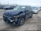2017 Jeep New Compass Latitude 4x4 Blue vin: 3C4NJDBB0HT656917