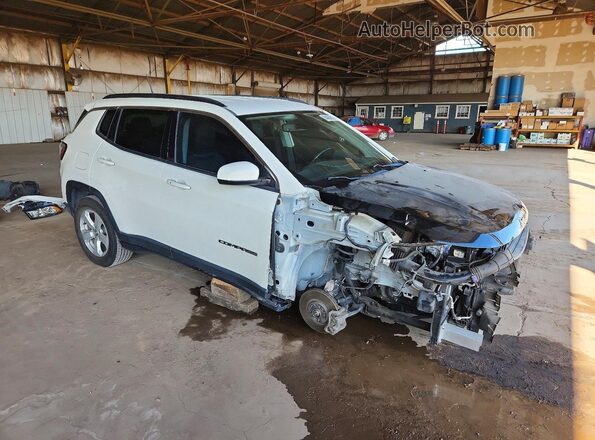 3C4NJDBB0KT650705 2019 JEEP COMPASS Белый Передняя правая четверть