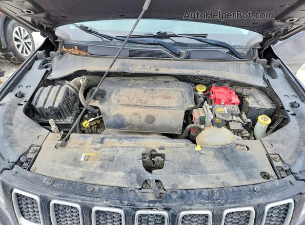 3C4NJDBB0KT789278 2019 JEEP COMPASS Gray Вид підкапотного простору