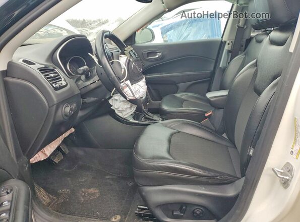3C4NJDBB1JT298703 2018 JEEP COMPASS White Vista interior delantera