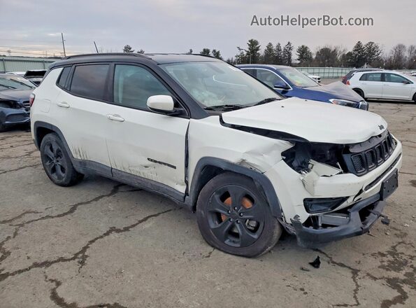 3C4NJDBB1JT298703 2018 JEEP COMPASS White Delantero derecho