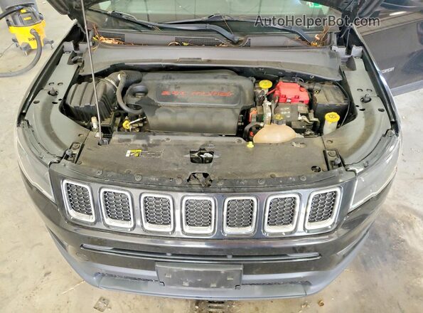 3C4NJDBB2KT653735 2019 JEEP COMPASS Black Vista del compartimento del motor