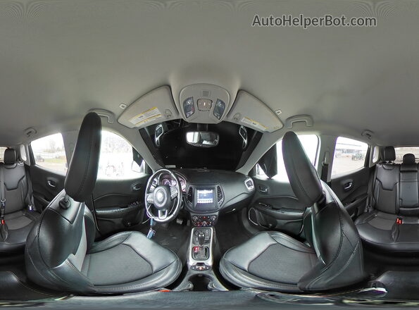 3C4NJDBB2KT695998 2019 JEEP COMPASS White Սալոնի 360 աստիճան տեսք