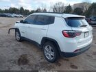 2022 Jeep Compass Latitude 4x4 White vin: 3C4NJDBB2NT206553