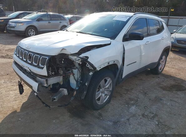 3C4NJDBB2NT206553 2022 JEEP COMPASS White Przód lewy