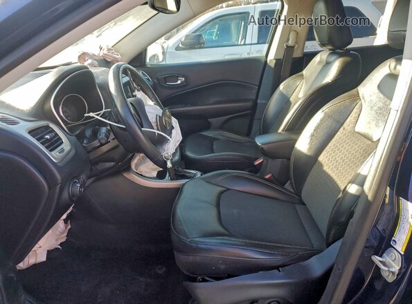 3C4NJDBB3KT645918 2019 JEEP COMPASS Blue Widok wnętrza z przodu