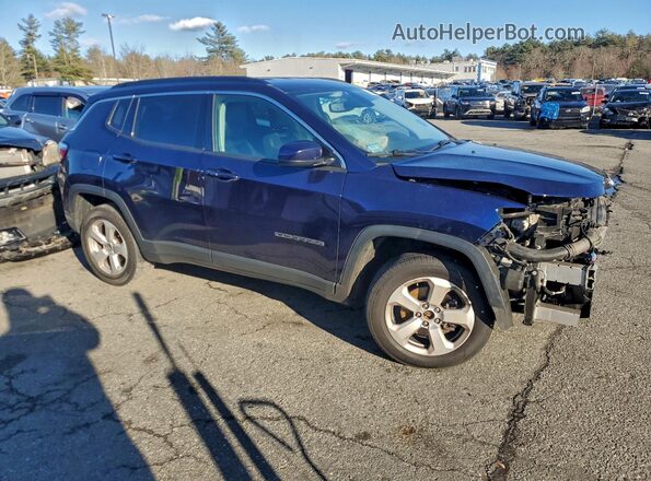 3C4NJDBB3KT645918 2019 JEEP COMPASS Blue Przód prawy
