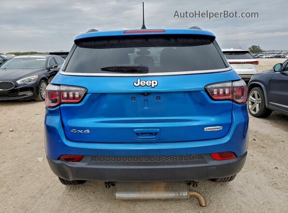 3C4NJDBB6KT647386 2019 JEEP COMPASS Blue Հետևի տեսք