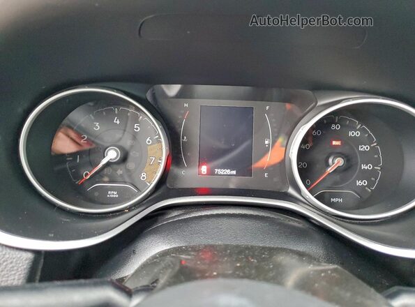 3C4NJDBB6KT647386 2019 JEEP COMPASS Blue Սարքավորումների վահանակի տեսք