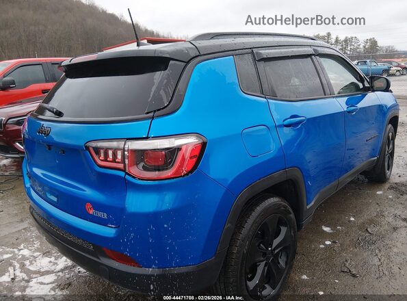 3C4NJDBB6KT697575 2019 JEEP COMPASS Синий Задняя правая четверть