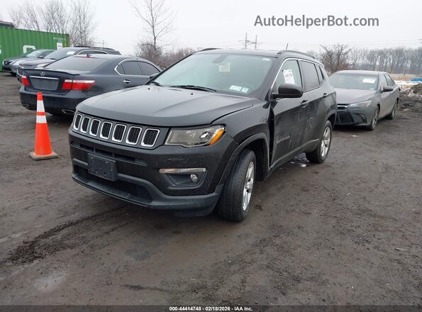 3C4NJDBB7KT654301 2019 JEEP COMPASS Black წინა მარცხენა ხედი სამი მეოთხედიდან