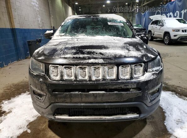 3C4NJDBBXKT649934 2019 JEEP COMPASS Black Դիմացի տեսք