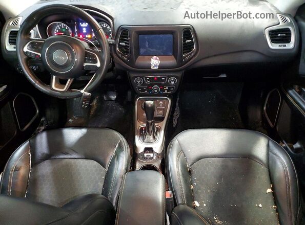 3C4NJDBBXKT649934 2019 JEEP COMPASS Black Առջևի վահանակի տեսք