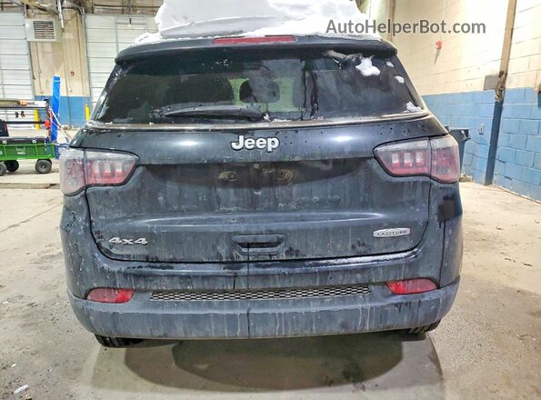 3C4NJDBBXKT649934 2019 JEEP COMPASS Black Հետևի տեսք