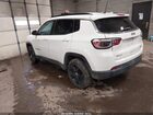 2019 Jeep Compass Latitude 4x4 White vin: 3C4NJDBBXKT813490
