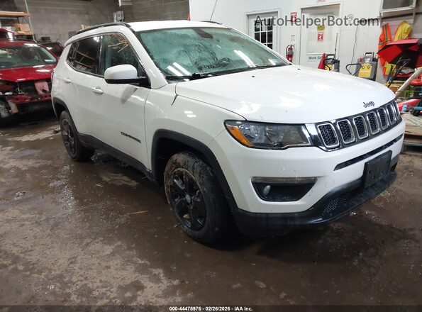 3C4NJDBBXKT813490 2019 JEEP COMPASS White Առջևի աջ