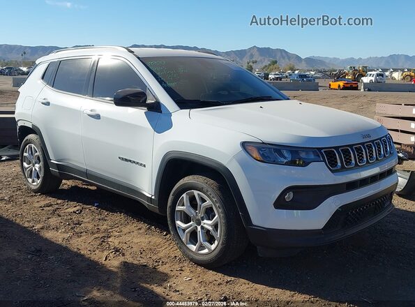3C4NJDBN0ST611106 2025 JEEP COMPASS White Przód prawy