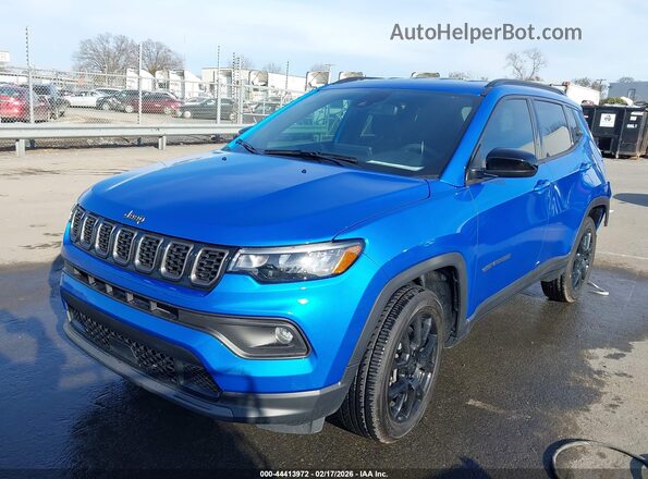 3C4NJDBN0TT159708 2026 JEEP COMPASS Синий Передняя левая четверть