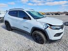2025 Jeep Compass Latitude White vin: 3C4NJDBN3ST516166