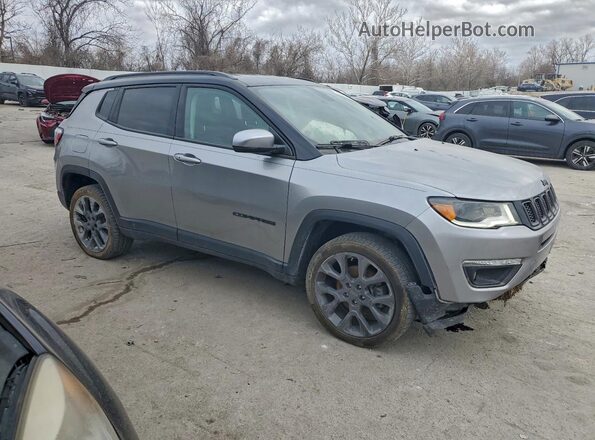 3C4NJDCB1KT669875 2019 JEEP COMPASS Gray წინა მარჯვენა