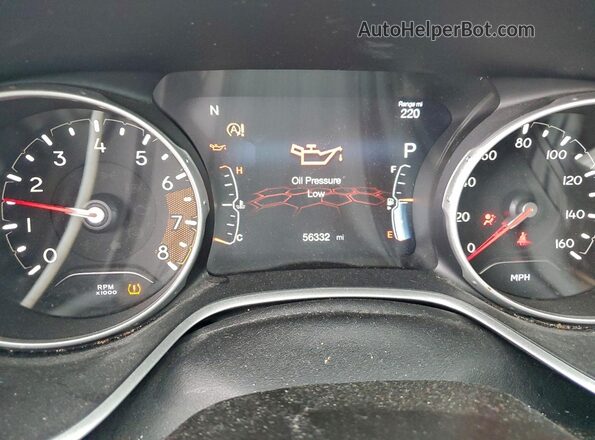 3C4NJDCB1KT669875 2019 JEEP COMPASS Gray ხელსაწყოთა პანელის ხედი