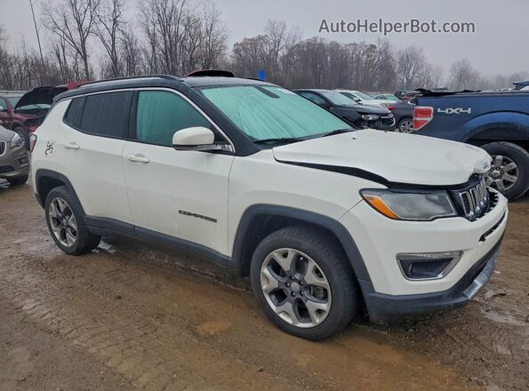 3C4NJDCB3KT641804 2019 JEEP COMPASS Белый Передняя правая четверть