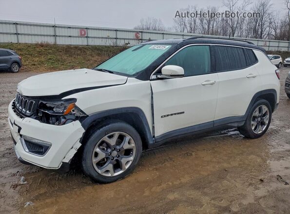 3C4NJDCB3KT641804 2019 JEEP COMPASS Белый Передняя левая четверть