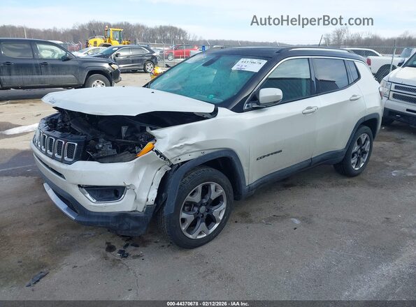 3C4NJDCB6HT627890 2017 JEEP NEW COMPASS Белый Передняя левая четверть
