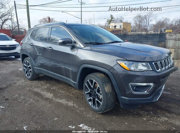 3C4NJDCB6KT656622 2019 JEEP COMPASS Gray Przód prawy