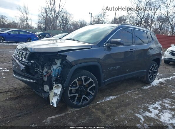 3C4NJDCB6KT656622 2019 JEEP COMPASS Gray Przód lewy