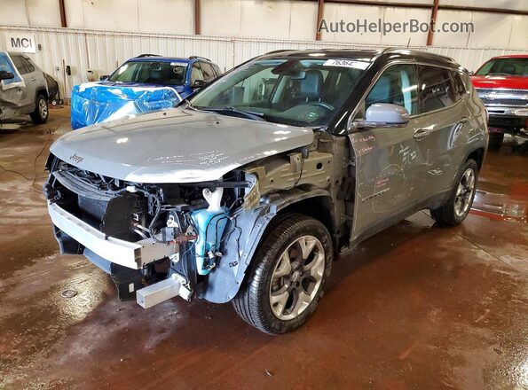 3C4NJDCB8KT673907 2019 JEEP COMPASS Silver წინა მარცხენა ხედი სამი მეოთხედიდან