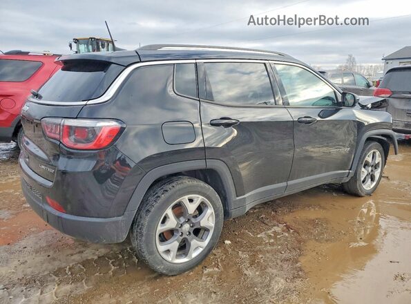 3C4NJDCB9KT617653 2019 JEEP COMPASS Черный Задняя правая четверть