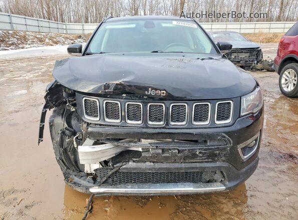 3C4NJDCB9KT617653 2019 JEEP COMPASS Черный Вид спереди
