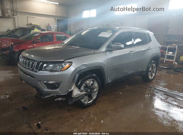 3C4NJDCB9MT523937 2021 JEEP COMPASS Серебряный Передняя левая четверть