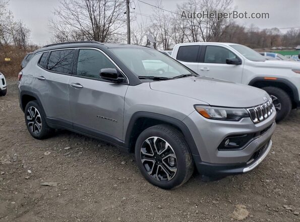 3C4NJDCN2PT537581 2023 JEEP COMPASS Серебряный Передняя правая четверть