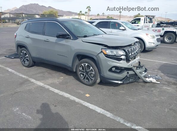 3C4NJDCN6PT555033 2023 JEEP COMPASS Gray Delantero derecho