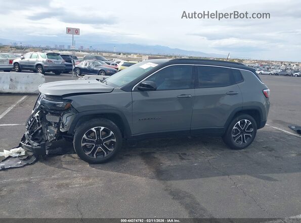 3C4NJDCN6PT555033 2023 JEEP COMPASS Gray Vista interior de 360 grados