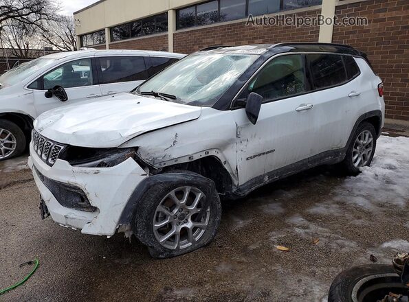 3C4NJDCN6ST507962 2025 JEEP COMPASS Белый Передняя левая четверть