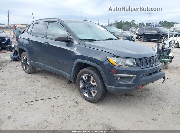 3C4NJDDB0JT424093 2018 JEEP COMPASS Gray Przód prawy