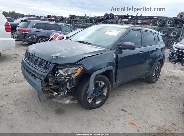 3C4NJDDB0JT424093 2018 JEEP COMPASS Gray Przód lewy
