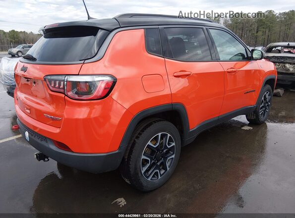 3C4NJDDB0KT817111 2019 JEEP COMPASS Оранжевый Задняя правая четверть