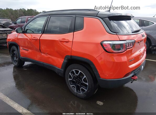 3C4NJDDB0KT817111 2019 JEEP COMPASS Оранжевый Задняя левая четверть