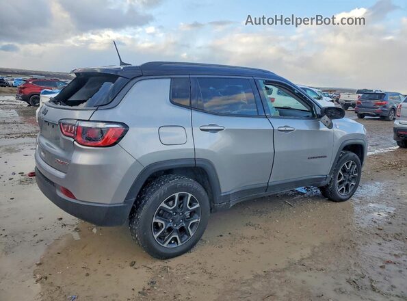 3C4NJDDB2KT721545 2019 JEEP COMPASS Gray Հետևի աջ
