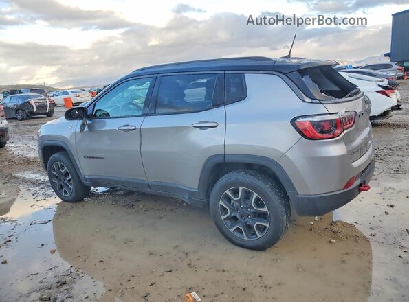 3C4NJDDB2KT721545 2019 JEEP COMPASS Gray Հետևի ձախ
