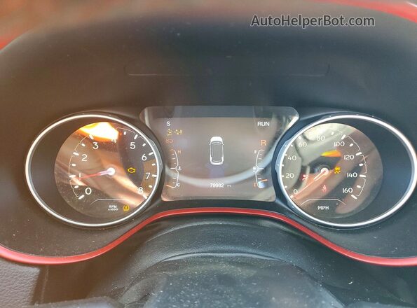 3C4NJDDB6MT574374 2021 JEEP COMPASS Red Vista del cuadro de instrumentos
