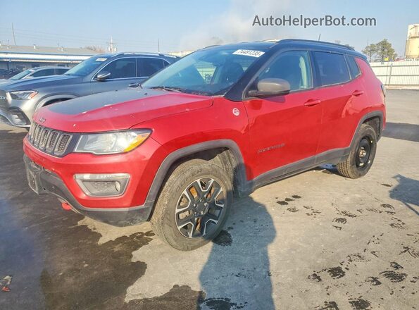3C4NJDDB6MT574374 2021 JEEP COMPASS Red Vista tres cuartos delantera izquierda