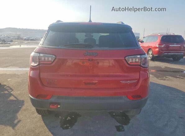 3C4NJDDB6MT574374 2021 JEEP COMPASS Red Vista trasera